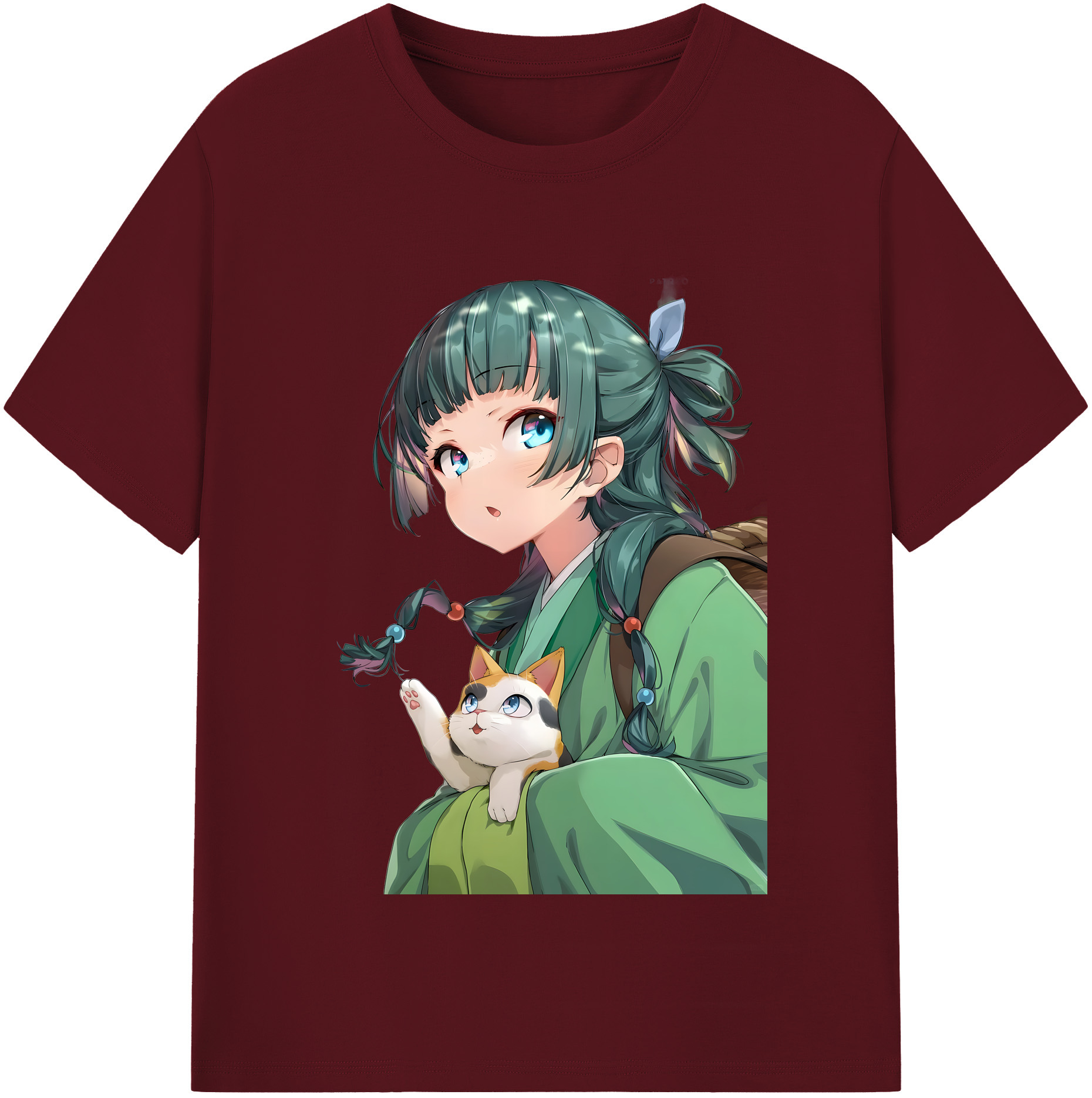 （画像用） 薬屋のひとりごと The Apothecary Diaries 綿100％半袖Tシャツ（フロントプリント）